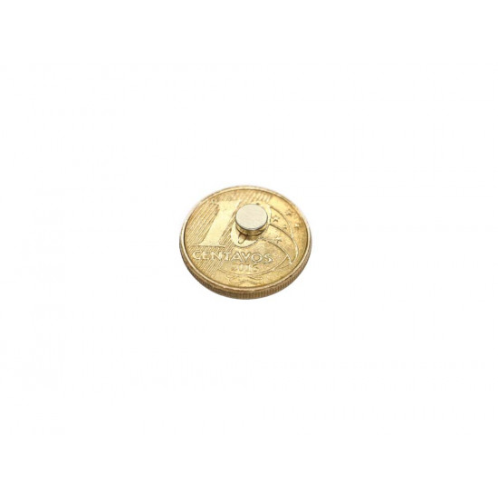 Neodímio N35 Ø5 x 1,5 mm